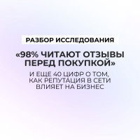 Онлайн-репутация бизнеса: 40 цифр о том, как отзывы, соцсети и блогеры влияют на продажи