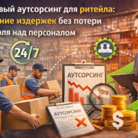 Аутсорсинг для ритейла: снижение издержек без потери контроля над персоналом