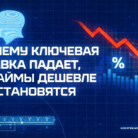 Почему ключевая ставка падает, а займы дешевле не становятся