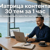 Матрица контента: генерируем идеи для постов без выгорания