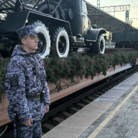 В Казани росгвардейцы выполнили задачу по обеспечению безопасности &laquo;Поезда Победы&raquo;