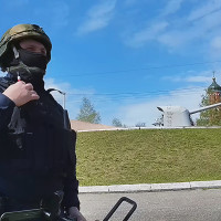 Росгвардейцы приняли участие в обеспечении безопасности празднования 81-й годовщины Победы в Херсонской области