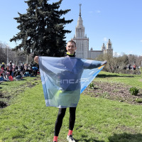 Сотрудник «ТСМ» преодолел 5 км на Московском полумарафоне