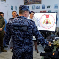 Росгвардейцы представили интерактивную экспозицию в Херсонской области