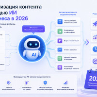 Автоматизация контента с помощью ИИ для бизнеса в 2026: от создания новостей до публикации