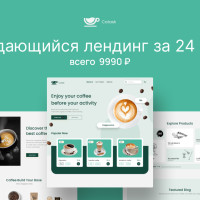 Как я за 24 часа создаю продающийся лендинг для кофейни — и почему это стоит всего 9990 ₽
