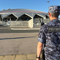 В Самаре росгвардейцы обеспечили безопасность переходного футбольного матча
