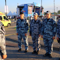 В Казани росгвардейцы выполнили задачи по обеспечению безопасности празднования Дня России