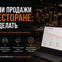 Что делать, если упали продажи в ресторане: пошаговый план