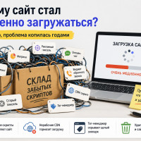 Почему сайт стал медленно загружаться? Возможно, проблема копилась годами