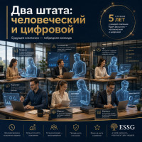 Почему через пять лет у каждой компании будет два штата — один человеческий, один цифровой