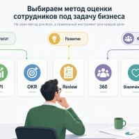 KPI, OKR или Performance Review: что выбрать для оценки сотрудников