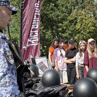 Каникулы с пользой: юные жители Башкортостана познакомились с работой росгвардейцев в лагере «Луч»