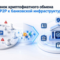 Почему рынок криптофиатного обмена уходит от P2P к банковской инфраструктуре