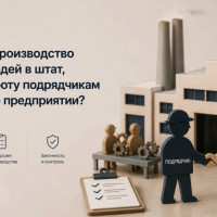 Может ли производство не брать людей в штат, а отдать работу подрядчикам на своем же предприятии?