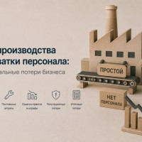 Простой производства из-за нехватки персонала: как считать реальные потери бизнеса