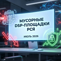 Список мусорных DSP-площадок РСЯ на июль 2026