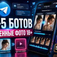 Оживленные фото 18+ — 5 Telegram-ботов для AI-видео 18+ и раздевание