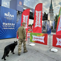 Сотрудники Росгвардии правопорядок во время проведения праздничных мероприятий, посвященных Дню города Омска и Омской области