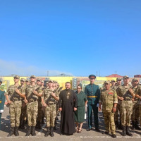 Военнослужащие Росгвардии по призыву приняли присягу в Омске