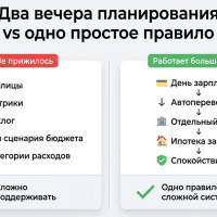 Декомпозировал семейный бюджет на два вечера. Сработало то, что придумала жена