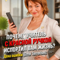 Цена ошибки (Error Terrorism): Почему учитель с красной ручкой испортил вам жизнь
