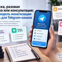 Подписка, разовая продажа или консультация: какую модель монетизации выбрать для Telegram-канала