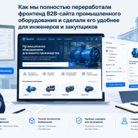Как мы полностью переработали фронтенд B2B-сайта промышленного оборудования и сделали его удобнее для инженеров и закупщиков