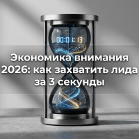 Экономика внимания 2026: как захватить лида за 3 секунды
