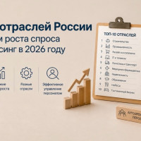 Топ-10 отраслей России по темпам роста спроса на аутсорсинг в 2026 году