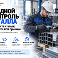 Входной контроль металла на небольшом производстве: что действительно нужно проверять при приемке
