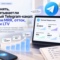 Как понять, зарабатывает ли платный Telegram-канал: считаем MRR, отток, ARPU и LTV