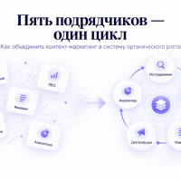 Как перейти от хаотичного контент-маркетинга к системному росту органического трафика: пять шагов цикла с картой спроса
