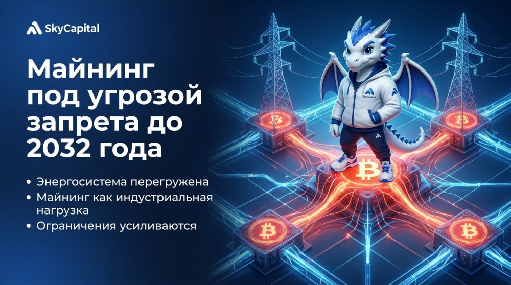 Балашов Денис: Майнинг под угрозой запрета до 2032 года. Энергетика против криптоиндустрии