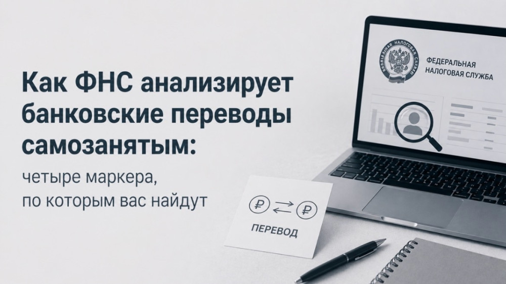 Mega-Personal. Пишет Роман Игнатьев: Как ФНС анализирует банковские переводы самозанятым: четыре маркера, по которым вас найдут
