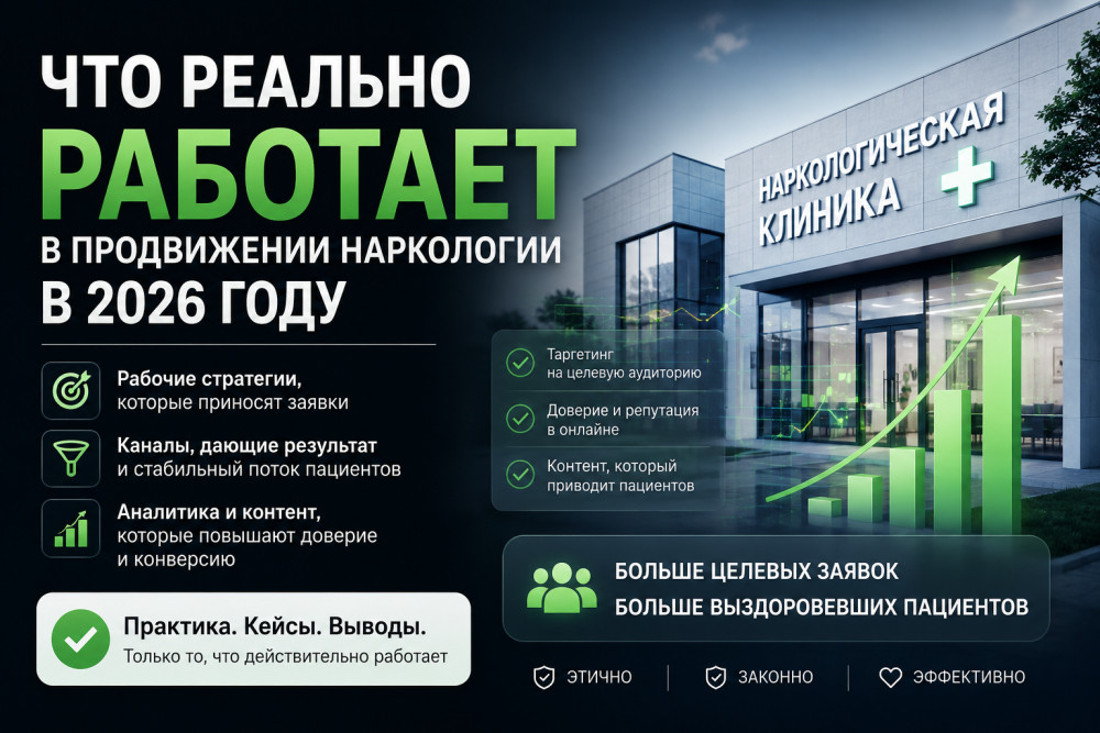 Shinta: Почему привычный маркетинг наркологических клиник перестает работать: наблюдения из практики и тренды 2026 года