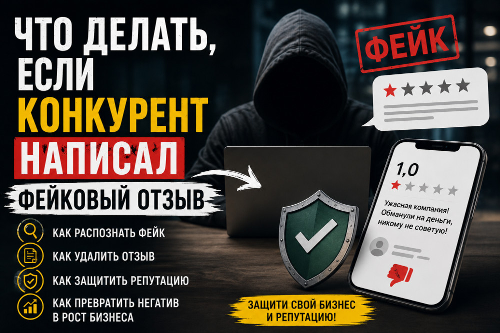 УдалитьОзыв.рф: Что делать, если конкурент написал фейковый отзыв