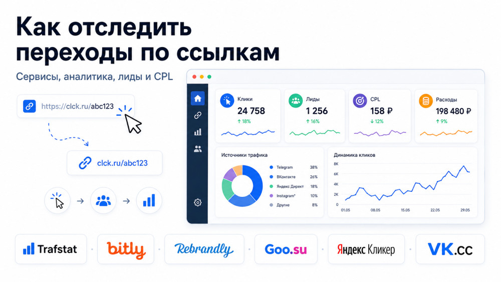 Олег Олегов: Как отследить переходы по ссылкам: сервисы, метки, отчеты и расчет рекламного результата