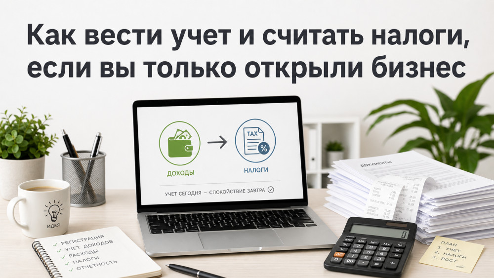 Краснова Дина: Как вести учет и считать налоги, если вы только открыли бизнес