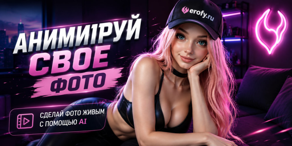 Erofy | Нейросети 18+: Как оживить фото 18+ в Telegram: лучшие AI-боты для создания видео из фотографий