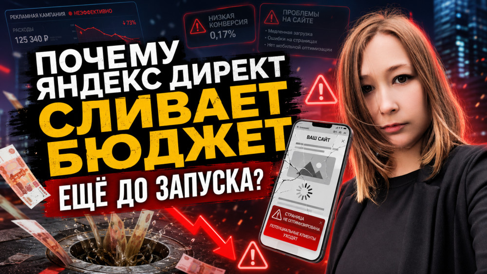 SEO PROJECT: Почему Яндекс Директ сливает бюджет еще до запуска