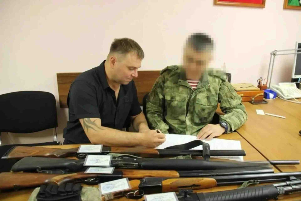 Росгвардия Башкортостан: Охотники Башкирии передали свои ружья в Росгвардию для нужд СВО