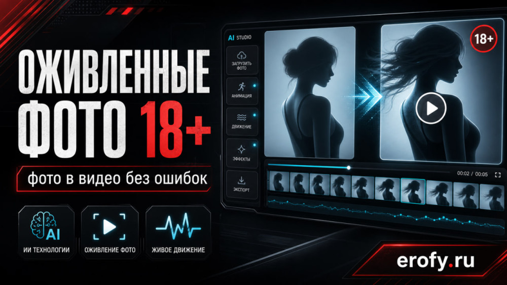 Erofy | Нейросети 18+: Оживленные фото 18+ бесплатно? какие боты лучшие всего в 2026 году