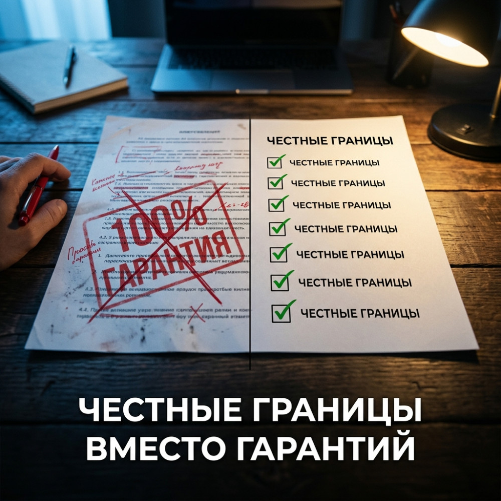 Нейросети в учебе: Почему гарантия в учебной помощи часто продаёт хуже честного списка ограничений