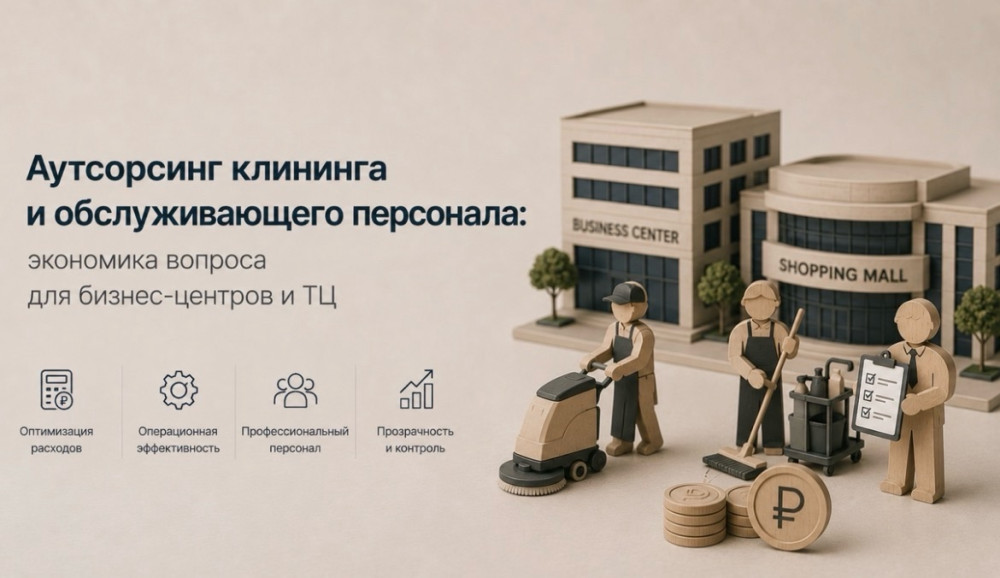 Mega-Personal. Пишет Роман Игнатьев: Аутсорсинг клининга и обслуживающего персонала: экономика вопроса для бизнес-центров и ТЦ