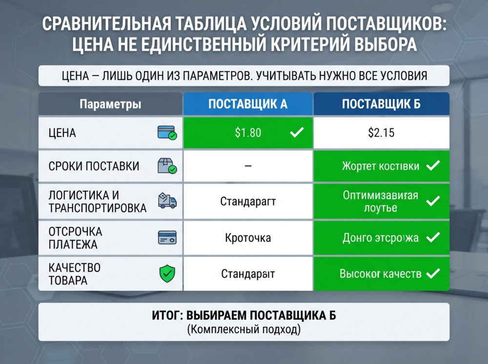 WINFOX: Как выбрать поставщика не только по цене: полная стоимость и скрытые параметры