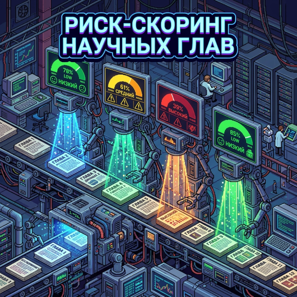 Нейросети в учебе: Зачем очереди экспертной проверки нужен риск-скоринг научных глав