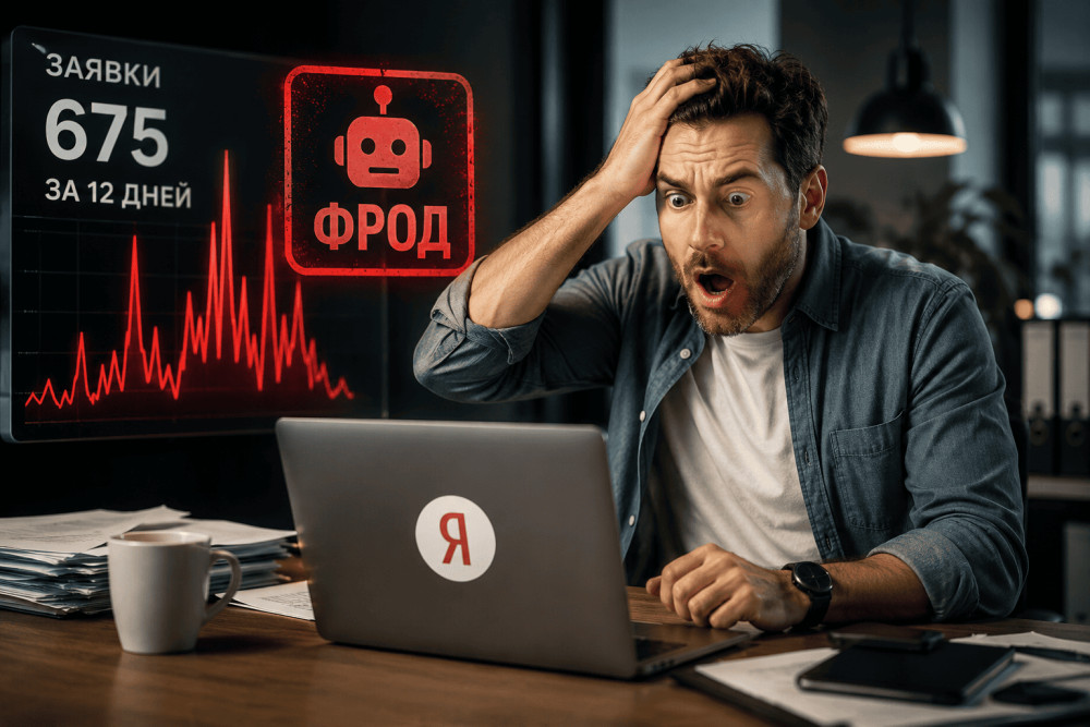 Хабибулин Марат: Фрод в Яндекс Директ. 675 фейковых заявок за 12 дней. Как защитить рекламный бюджет от фрода и ботов в 2026 году