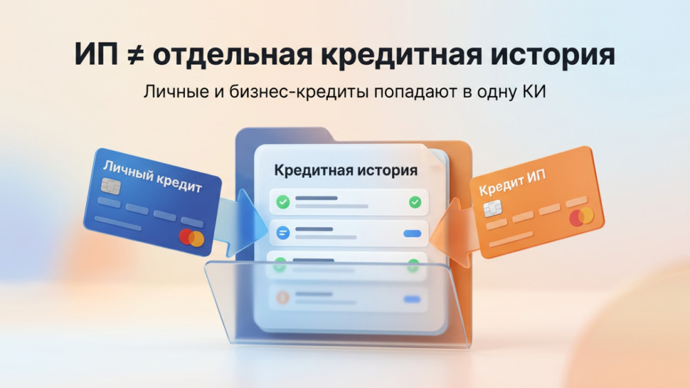 Артем Захаров: Кредитная история ИП: я думал, у предпринимателя она отдельная. Ага