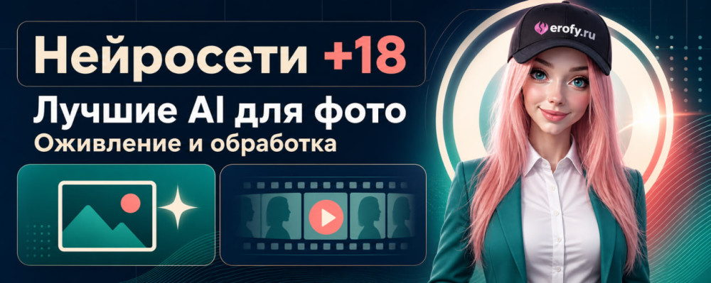 Erofy | Нейросети 18+: Нейросети +18: лучшие бесплатные AI для фото и видео